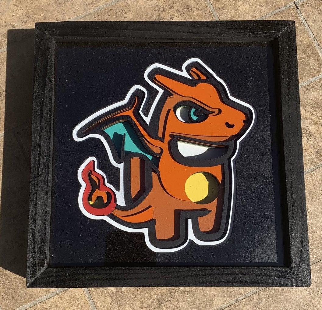 Shadow Box - Speedy | Junkyard129 Wood Works